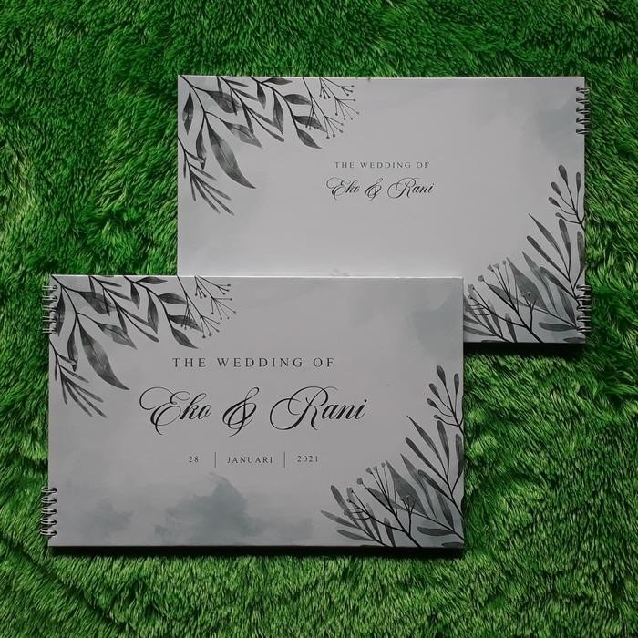 

Mrs - Buku Tamu Pernikahan Guestbook Custom Wedding Bt-24
