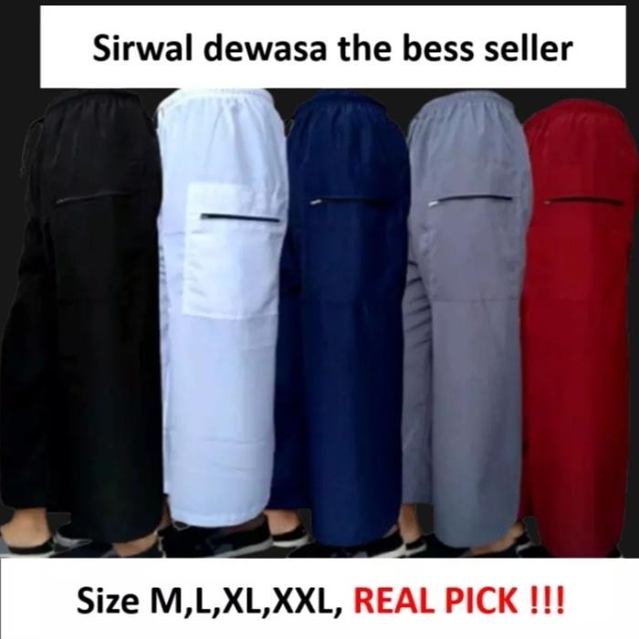 Zuhud- Celana sirwal komprang pangsi cingkrang cargo silat sholat pria dewasa