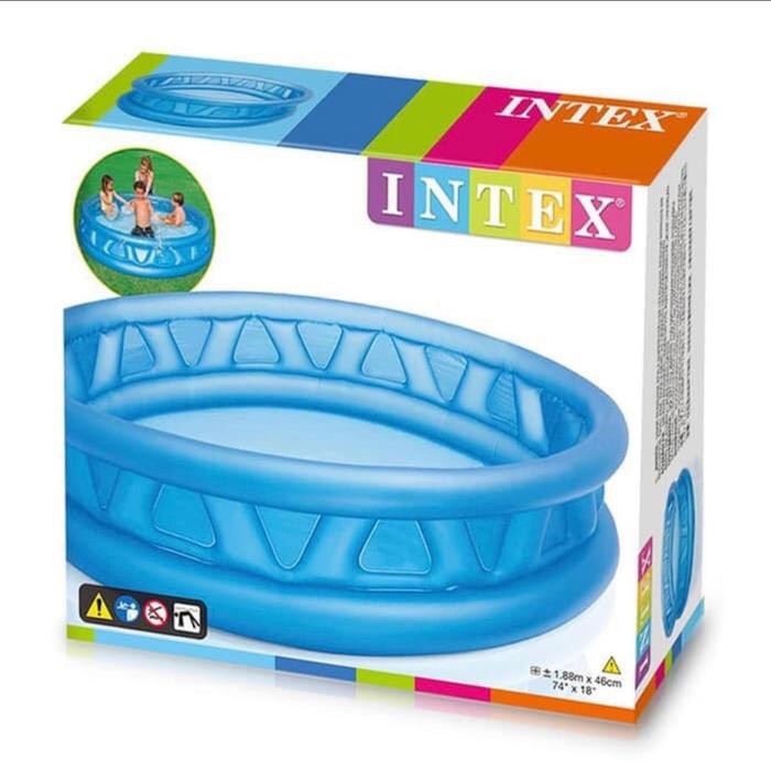 Berkualitas Kolam Renang Intex Jumbo Crystal Blue Intex 58431