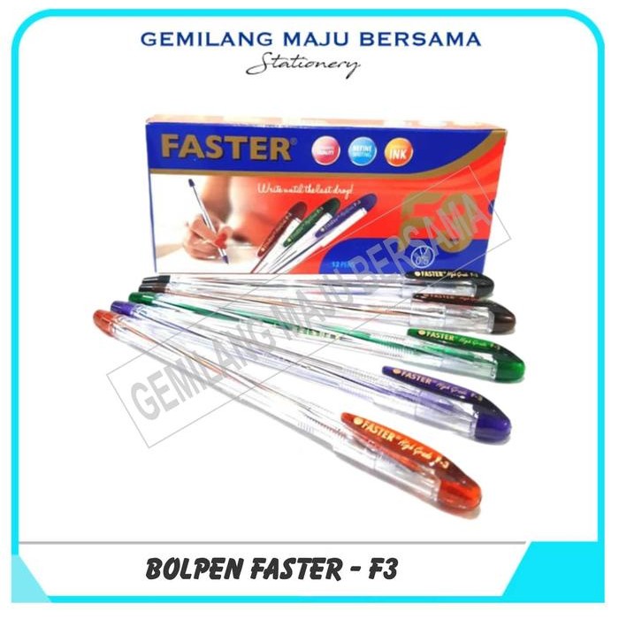 

No.OneBest- Pena Bolpen Pen Faster F3