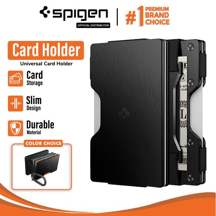 

No.OneBest- Card Holder Spigen Universal Card Holder Wallet S Hardcase Dompet Saku