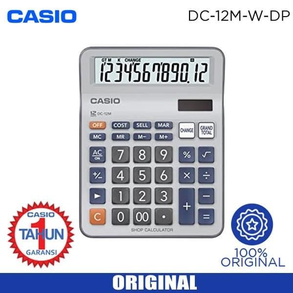 

Kalkulator Meja Casio Dc-12M Office & Shop Desktop Calculator 12 M