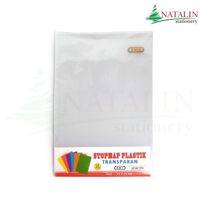 

No.OneBest- KIKY Map L Folio (12 pcs) / F4 Clear Sleeve Bening Transparan