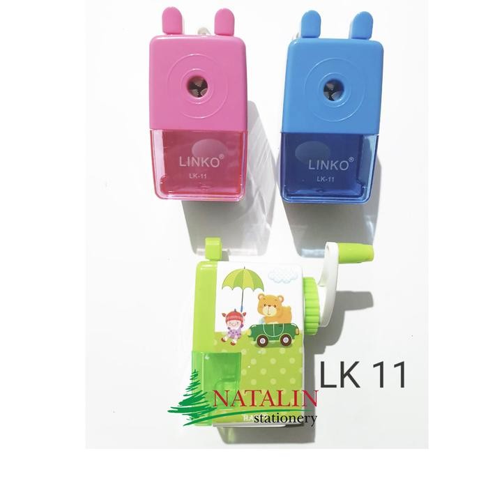 

No.OneBest- Rautan Putar LINKO LK-11 / Serutan Pensil Meja warna motif lucu fancy