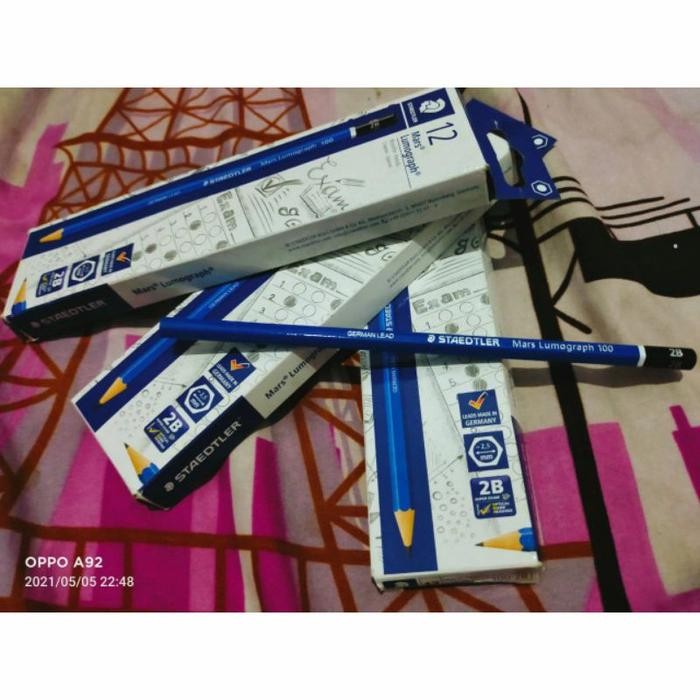 

No.OneBest- pensil staedler 2B pencil kayu 2B pensil 2B staedler original