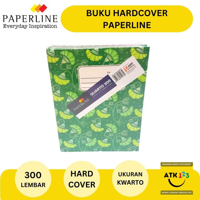 

No.OneBest- Buku Hardcover Quarto / Kwarto Merk Paperline Isi 300 Lembar