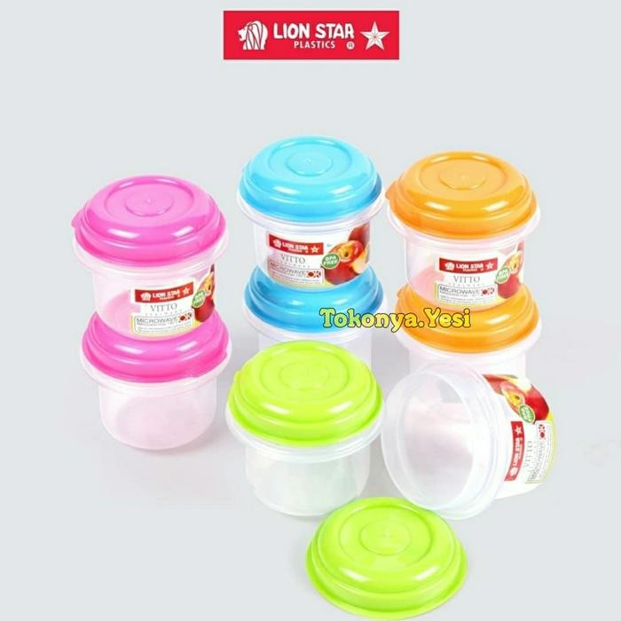 PENAWARAN SPESIAL TEMPAT BUMBU SET UNIK 145 ML LION STAR VITTO SEALWARE SET OF TWO.VT-12 KLJ