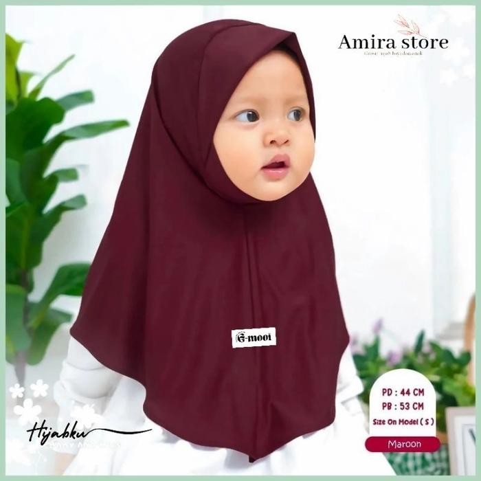 Modiq- Hijab anak bayi 3 6 bulan 0-8 tahun tahun OROGINAL G-MOOI BERGO MALAYSIA BAYI 4 Kereudung