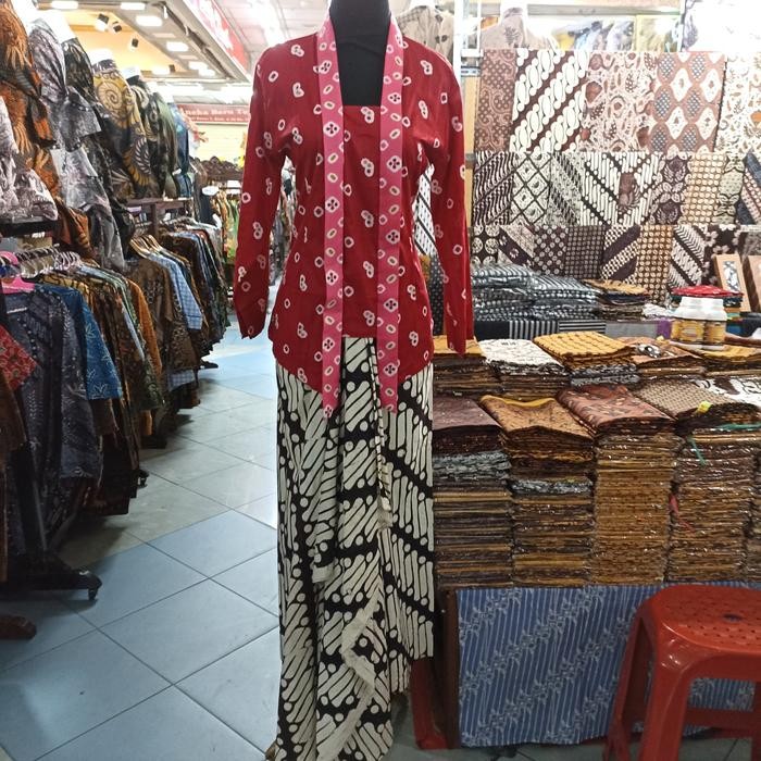 kebaya jumputan kutu baru kartini baju adat jawa
