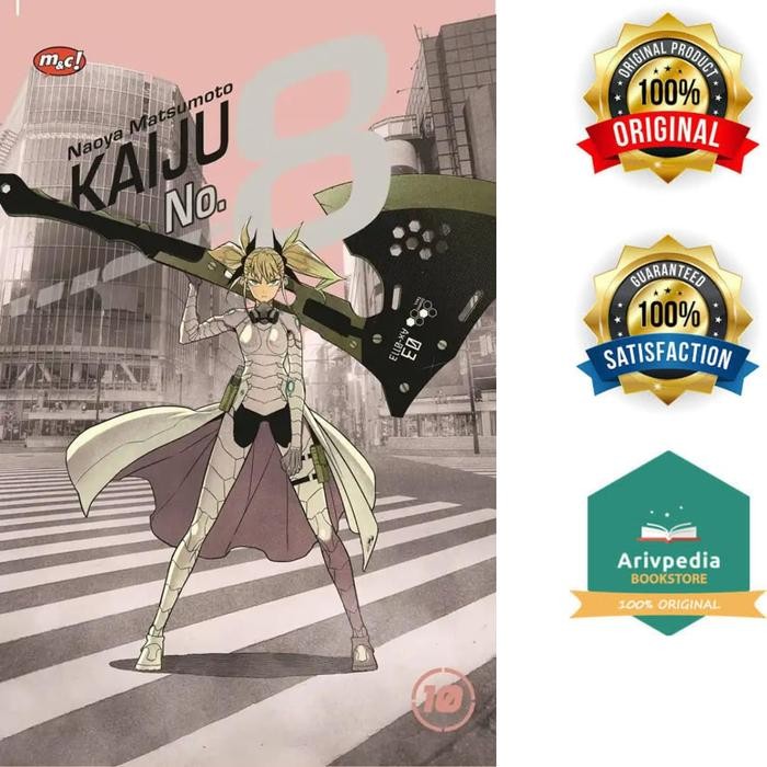 Kaiju no. 8 vol 1 2 3 4 5 6 7 8 9 10 (Komik Segel Original)