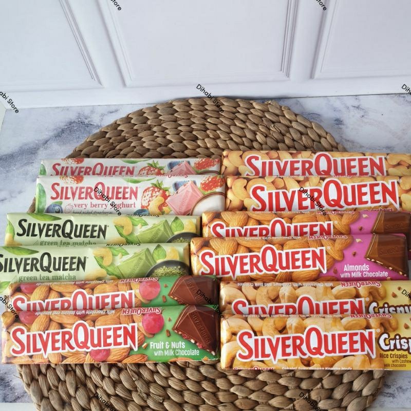 

Cemal Cemil Makyus Silverqueen Milk Chocolate Cashew 55 Gram Cokelat Silver Queen