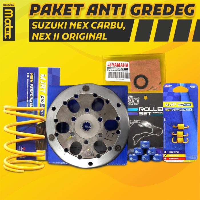 Paket Upgrade Cvt Anti Gredeg Suzuki Nex Carbu Nex Ii Original Motorcycle
