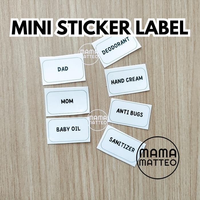 

STICKER BENING Label Nama Botol Refill Isi Ulang Stiker Rumah Tangga
