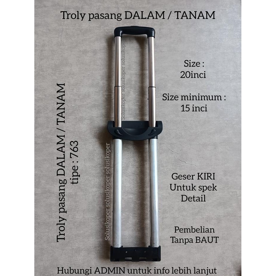 Troly Koper Polo Troly Koper Kain Sparepart Troly Koper Tanam 805
