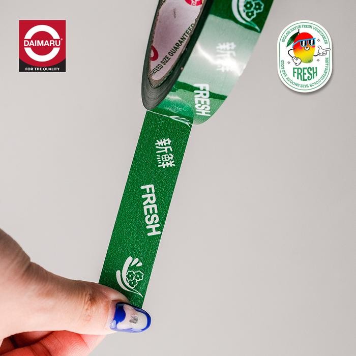 

[Paket Isi 6Pcs] Daimaru Opp Printed Tape Lakban Fresh 18Mm X 50Meter #Gratisongkir