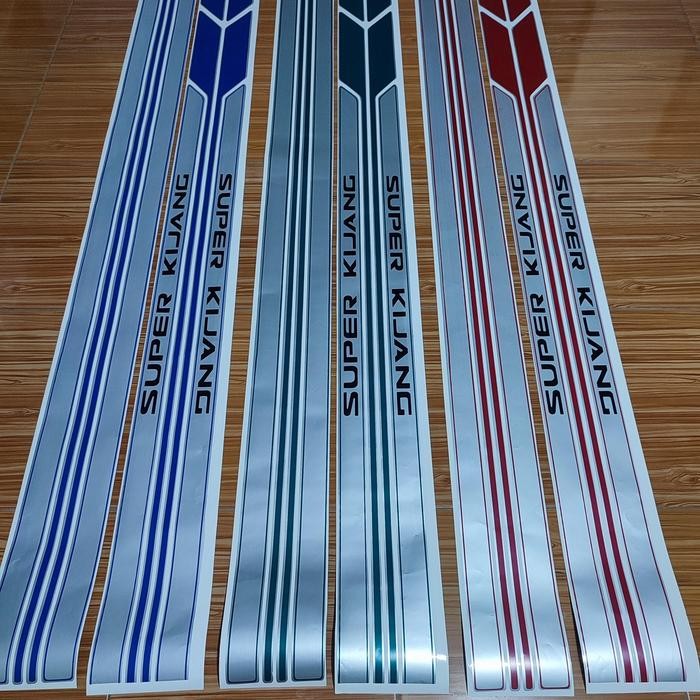 Stiker Striping Toyota Kijang Super List Body Kijang Super Kendaraan