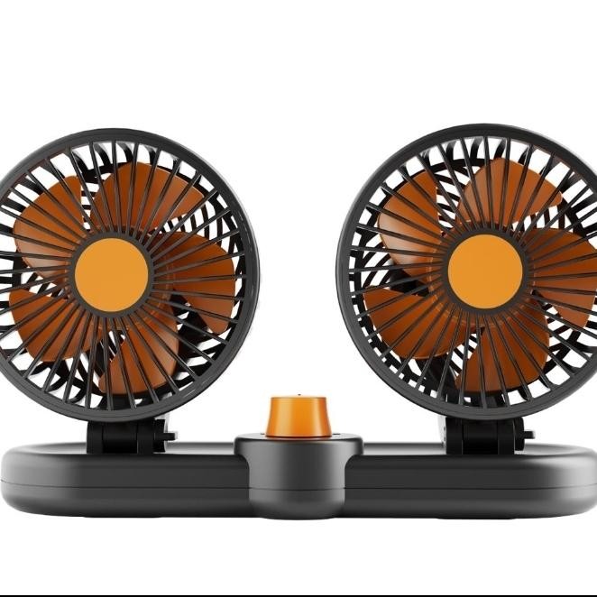 Froze- Kipas Angin Mobil Dua Kipas 12 Volt 24 Volt KYZUKU KZ T302 T301