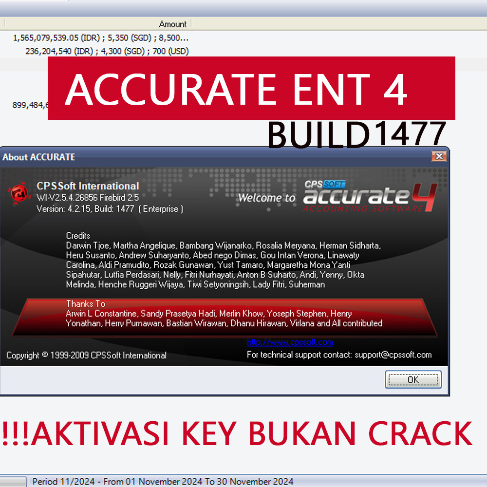 Software Accurate 4 Enterprise , Standart , Deluxe Full Version Lifetime