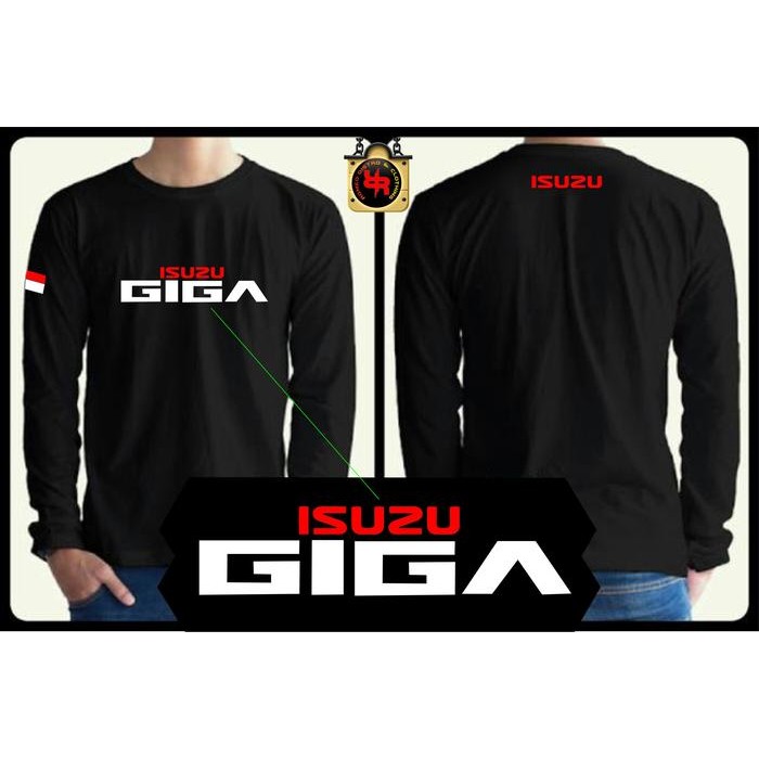 New Baju Isuzu Giga Kaos Seragam Pria Wanita Lengan Panjang Best Seller