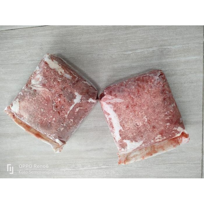 RAW FOOD KUCING-ANJING 1KG FULL DAGING SAPI GILING