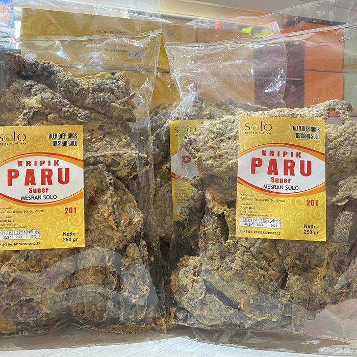 

Keripik Paru Mesran Solo 250gr