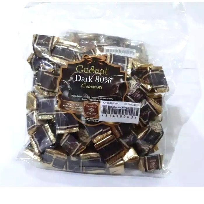 

Dark Coklat Kubus 80% Curah 500gr - Kampung Coklat