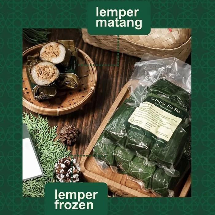

Lemper Bu sri FROZEN VACUM isi 10 oleh oleh khas jogja