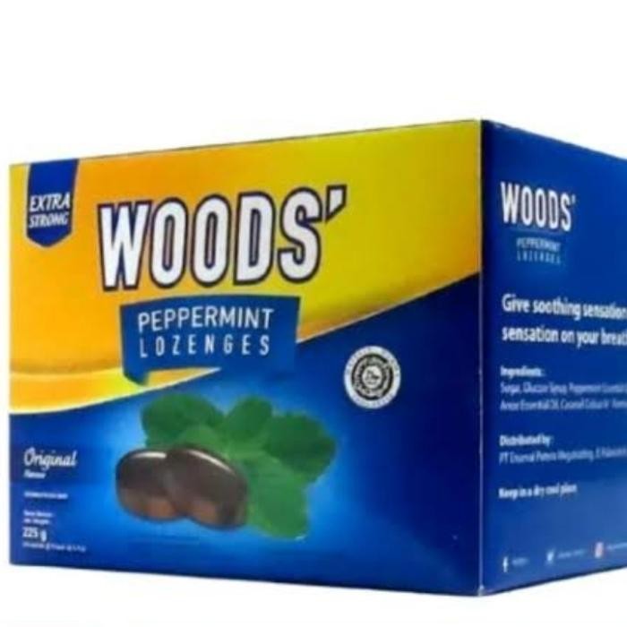 

permen woods peppermint 1 box 15 bungkus