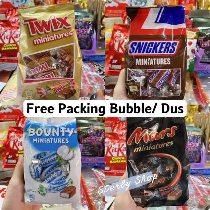

Mars Snickers Twix Bounty Miniatures Chocolate Celebration 220gram
