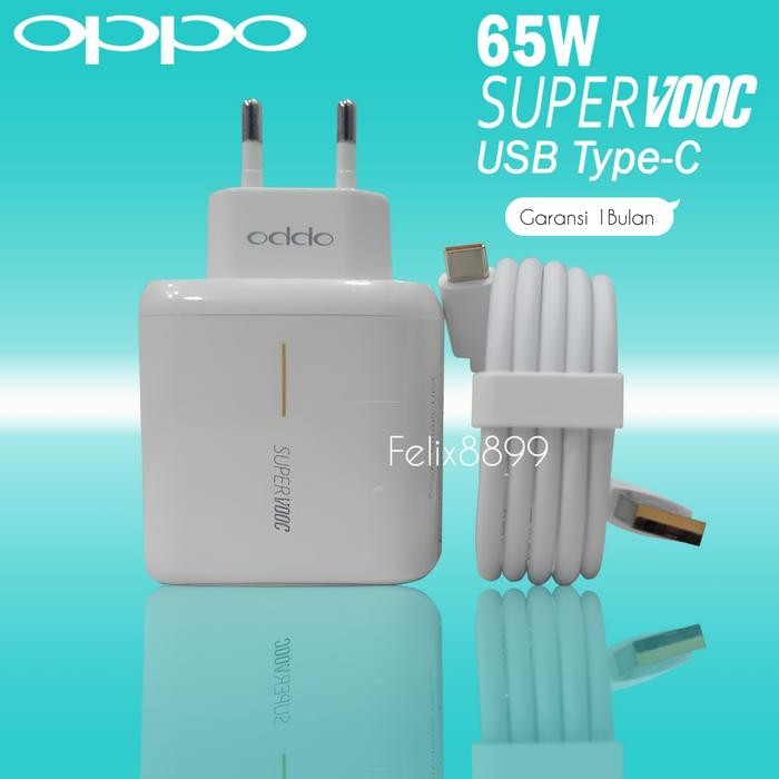 Genggam- Charger Oppo 65W Oppo Reno 5F 4Pro Reno5 F Reno 4 Pro Flash Charge Ori