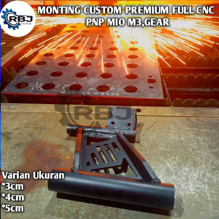 Monting Cnc Premium Arm Engine Mounting Custom Cutting Laser Cnc Pnp Mio M3/Gear Motorcycle Behel