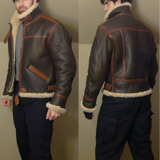 Jaket Kulit Sintetis Karakter Leon Kennedy Resident Evil6