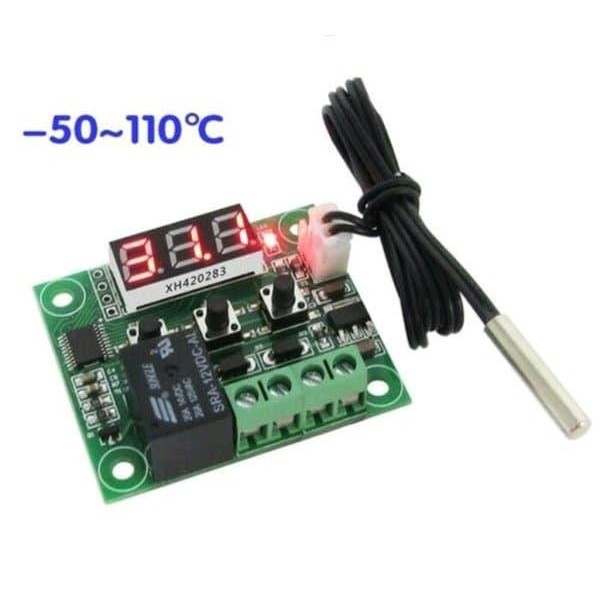 Stok Ready. W1209 Thermostat Digital Temperature Controller Modul Pengatur Suhu