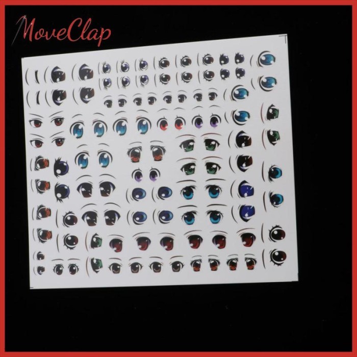 

LANGSUNG DI CO DISKON LAGI IN STOCK 5X LIGT DIY CARTOON TOY EYES STICKERS WATER DECAL