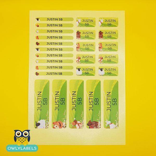 

PROMO..!! LABEL NAMA ALAT TULIS ANAK MURAH CUSTOM PERSONALIZE TEMA SATWA