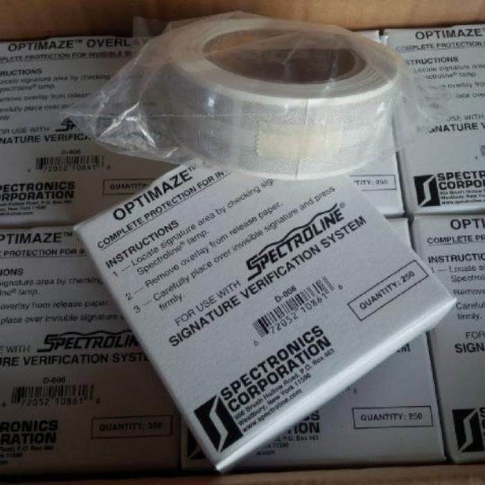 

MURAH..!! 1 SET SPECTROLINE & OVERLAY SIGNATURE