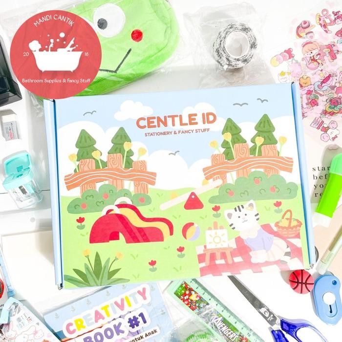 

ORIGINAL..!! PAKET SOUVERNIR MEWAH CENTLE ALAT-ALAT SEKOLAH AESTHETIC STATIONERY COD