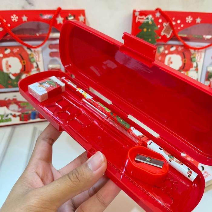 

BURUAN,.!! PAKET NATAL 7 IN 1 BERTALI LENGKAP ALAT TULIS CHRISTMAS KADO NATAL STATIONERY