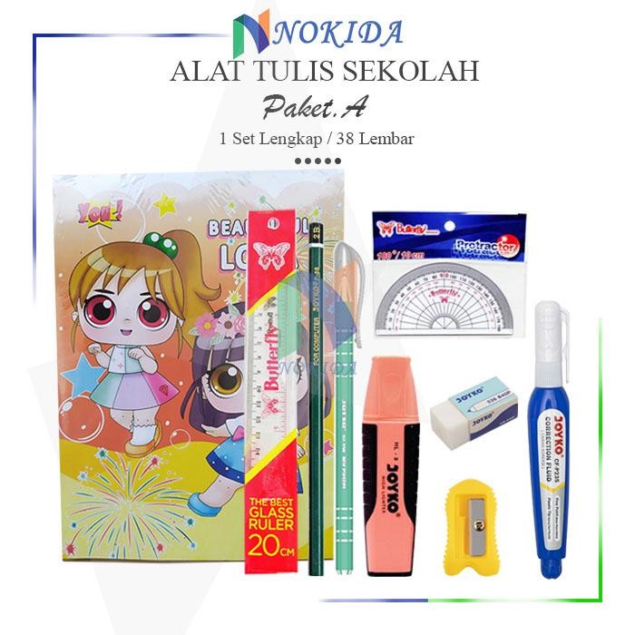 

MASIH READY NOKIDA 1 SET PERLENGKAPAN SEKOLAH ANAK [TK/SD/SMP/SMA] / PERLENGKAPAN BELAJAR ANAK