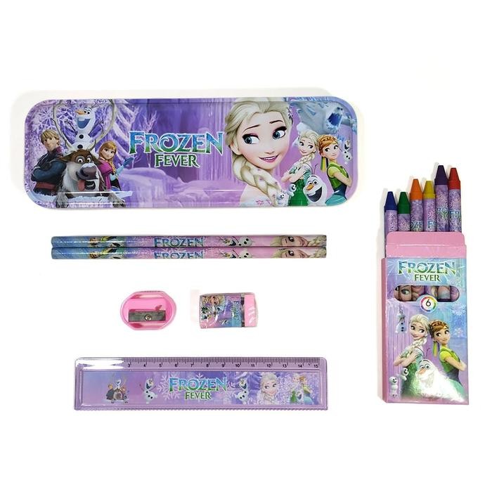 

YOK DI CO.! SET ALAT TULIS KARAKTER ANAK SEKOLAH KIDS STATIONARY KOTAK PENSIL RAUT
