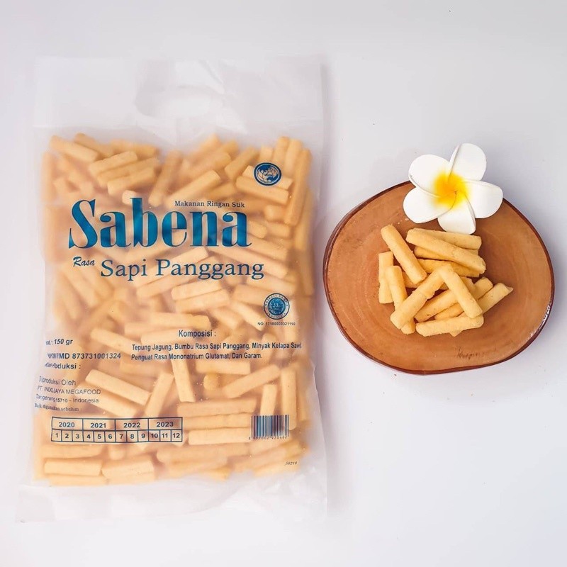 

SABENA STIK 340g / ANEKA RASA KEJU BALADO SAPI PANGGANG JAGUNG BAKAR CEMILAN JAJANAN / KERIPIK