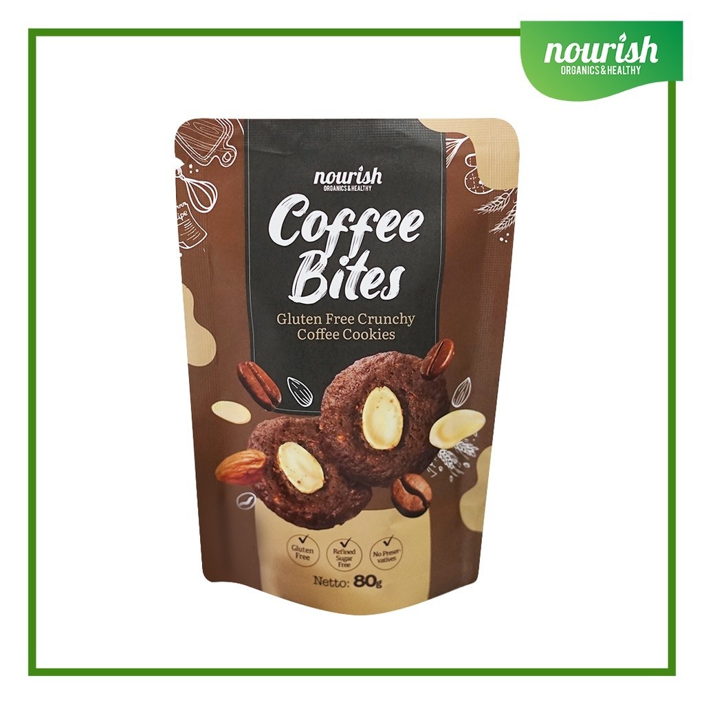 

Coffee Bites - Gluten Free Coffee Cookies with Almond 80gr