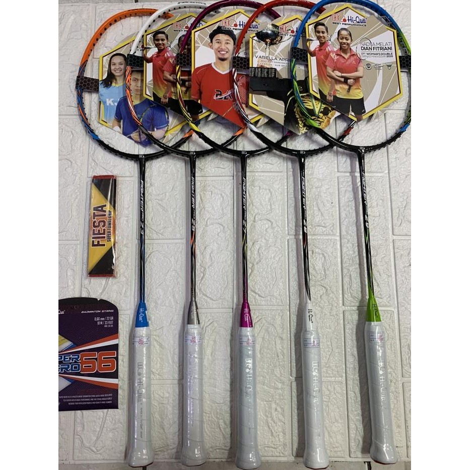 Raket Badminton Hiqua Hq / Hi-Qua Fighter Pro Z3/Z5/Z7/Z8/Z9 Original