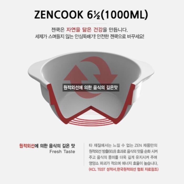 Saint James Zen Cook Bowl 6 1/2Inch Mangkuk Korea Dolsot Bibimbap Soup Zen Cook