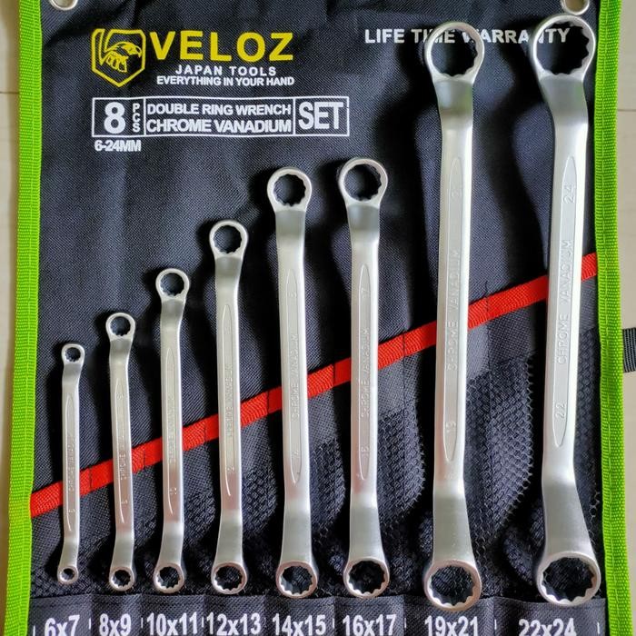 Kunci Pas Ring Set 6-24Mm Veloz
