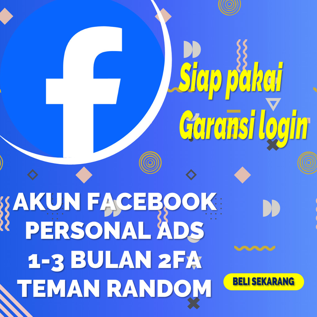 Murah Aku Facebook Fb Spam Umur 1-3 Bulan 2Fa Siap Pakai Akun Bergaransi