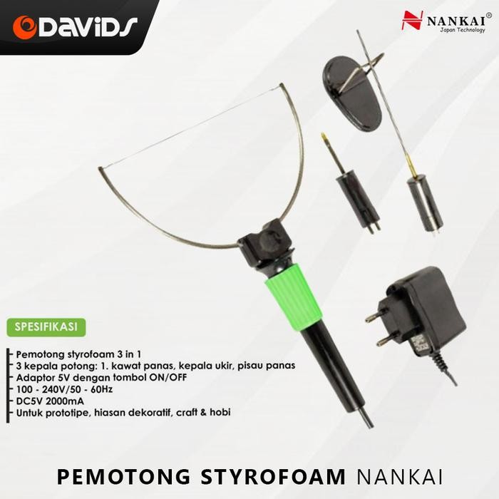 

Pemotong Sterofoam Alat Potong Styrofoam Gabus Elektrik Listrik Nankai