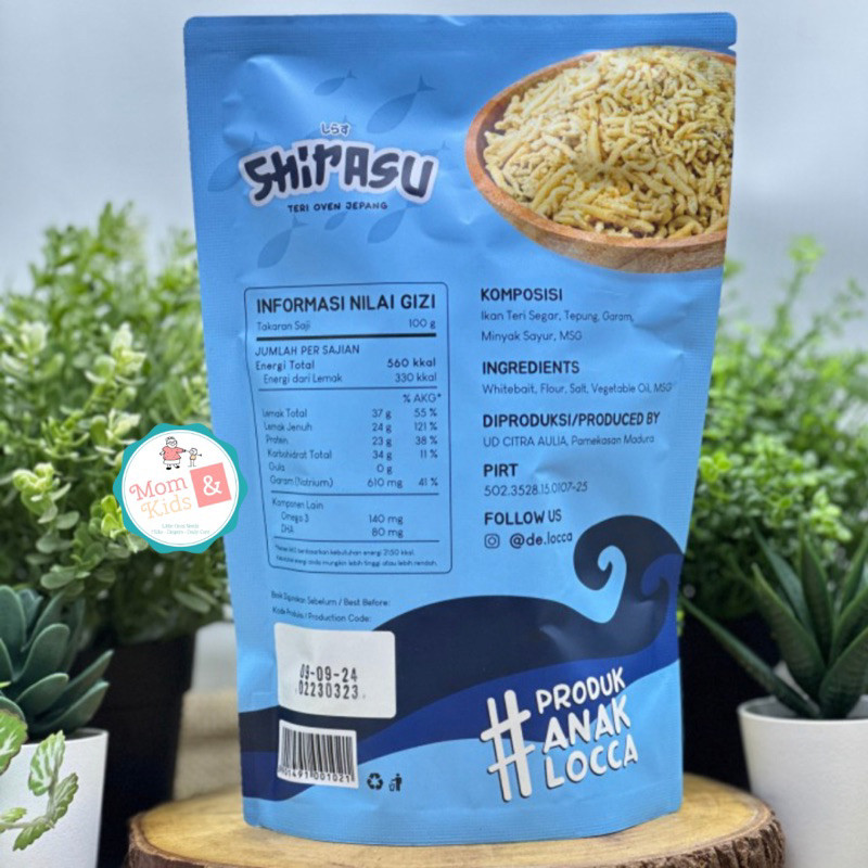 

Locca Shirasu Teri Oven Jepang 80gr Crispy Anchovy Snack Cemilan Sehat MPASI Bayi Anak