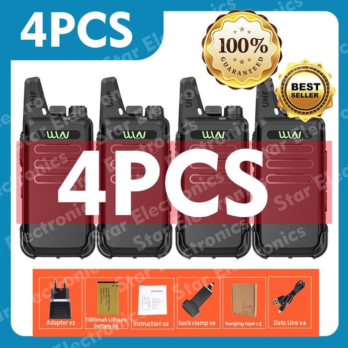 InstanHt WLN C1 16 Channel Profesional luar ruangan Jarak Jauh wln c1 walkie talkie Ht Wlan 2/8pcs