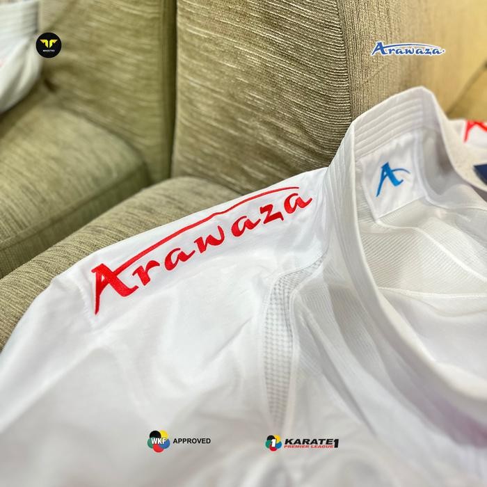 ARAWAZA Rev-X REVERSIBLE-"Premier League"(Seragam Karate) - KUMITE- WKF Approved